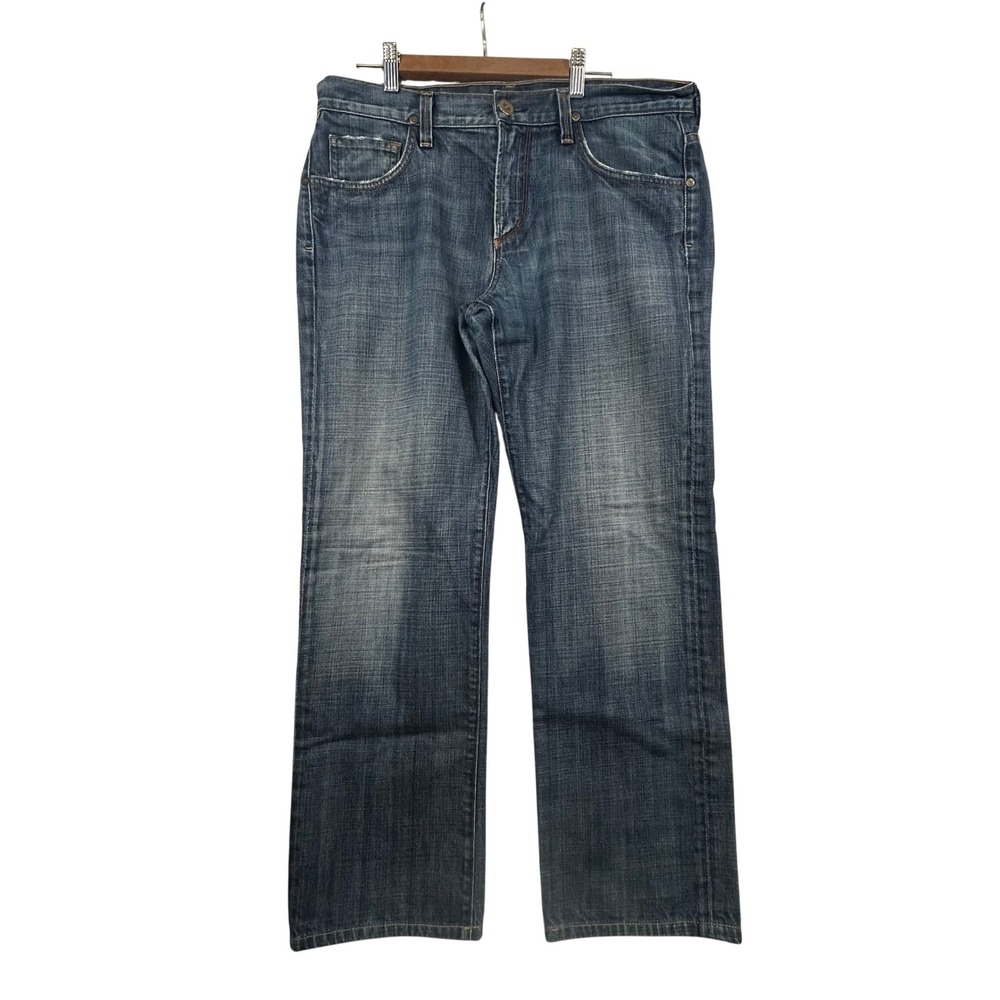Citizens of Humanity Sid Jeans Mens 34x30 Blue Straight Leg Denim USA Made